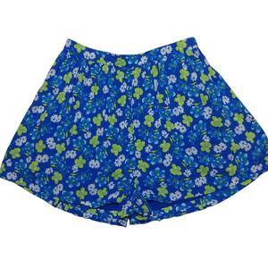 Hollister floral flowy gathered skort